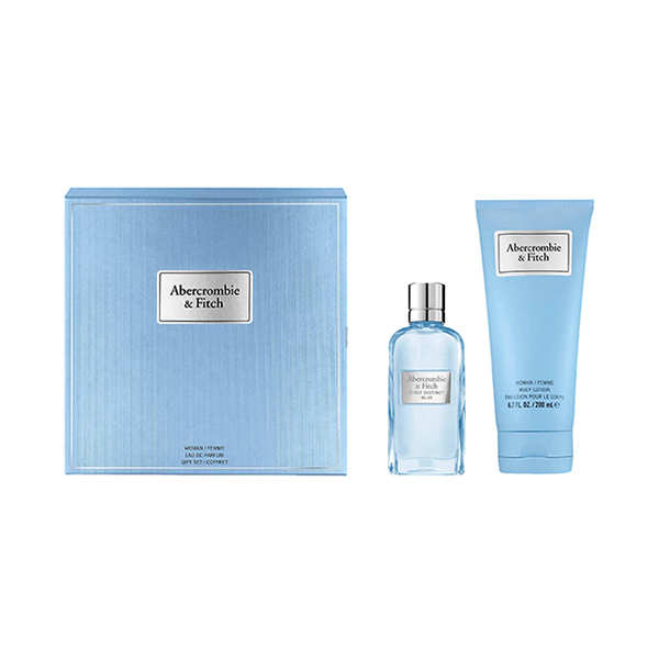 Abercrombie & Fitch First Instinct Blue парфюмна вода 50 мл + лосион за тяло 200 мл подаръчен комплект за жени | monna.bg