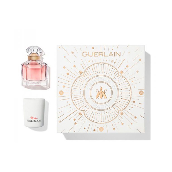 Guerlain Mon Guerlain парфюмна вода 50 мл + ароматна свещ 75 гр подаръчен комплект за жени | monna.bg