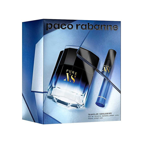 Подаръчен комплект за мъже Paco Rabanne Pure XS тоалетна вода 100 мл + тоалетна вода 20 мл | monna.bg
