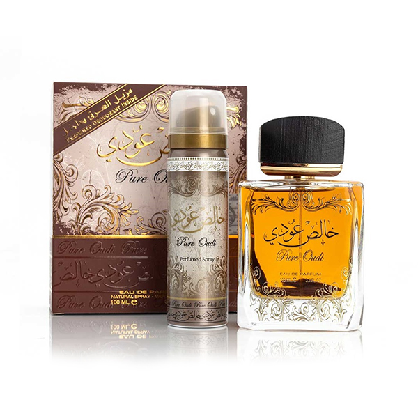 Lattafa Perfumes Pure Oudi подаръчен комплект с парфюмна вода 100мл унисекс | monna.bg
