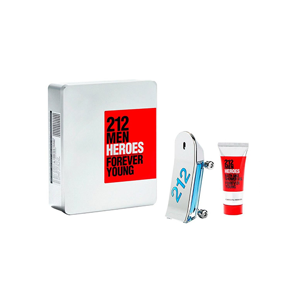 Подаръчен комплект за мъже Carolina Herrera 212 Heroes тоалетна вода 90 мл + душ гел 100 мл | monna.bg