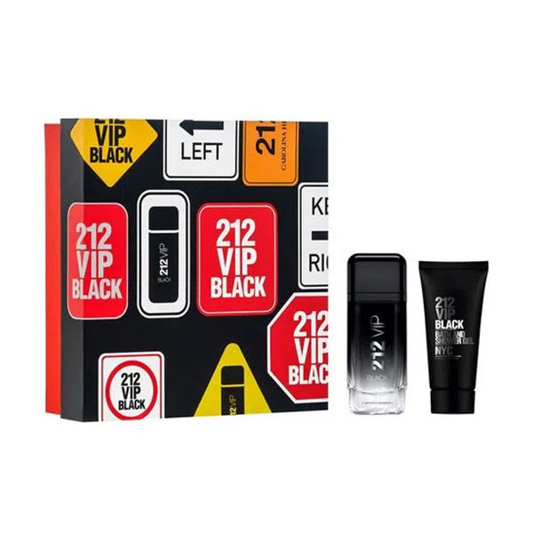 Carolina Herrera 212 VIP Black подаръчен комплект с парфюмна вода 100мл за мъже | monna.bg