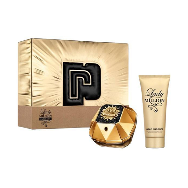 Подаръчен комплект за жени Paco Rabanne Lady Million Fabulous парфюмна вода 50 мл + лосион за тяло 75 мл | monna.bg
