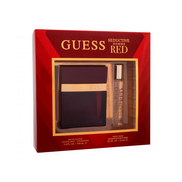 Подаръчен комплект за мъже Guess Seductive Red тоалетна вода 100 мл + тоалетна вода 15 мл | monna.bg