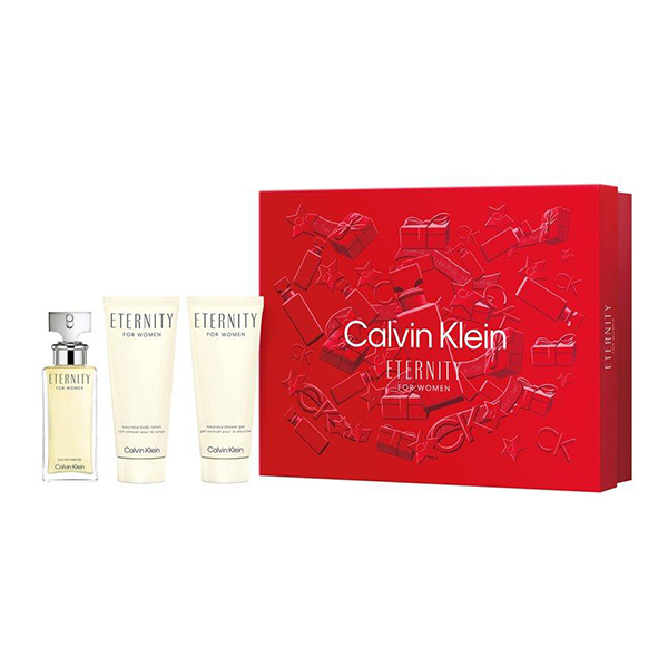 Подаръчен комплект за жени Calvin Klein Eternity парфюмна вода 50мл + лосион за тяло 100мл + душ гел 100мл | monna.bg