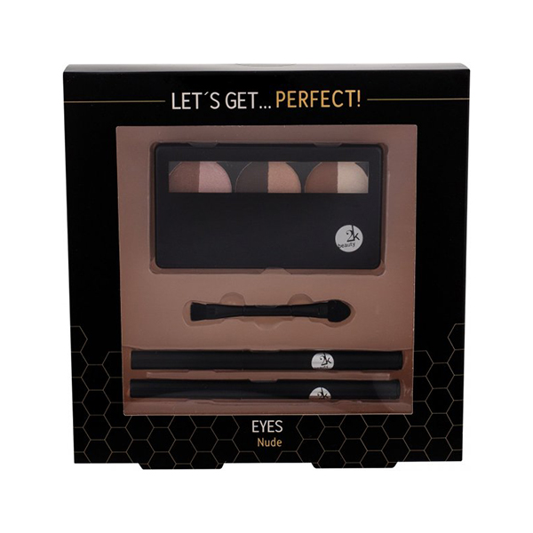 2K Let's Get Perfect! Nude комплект сенки за очи с двустранен апликатор и два молива за жени | monna.bg