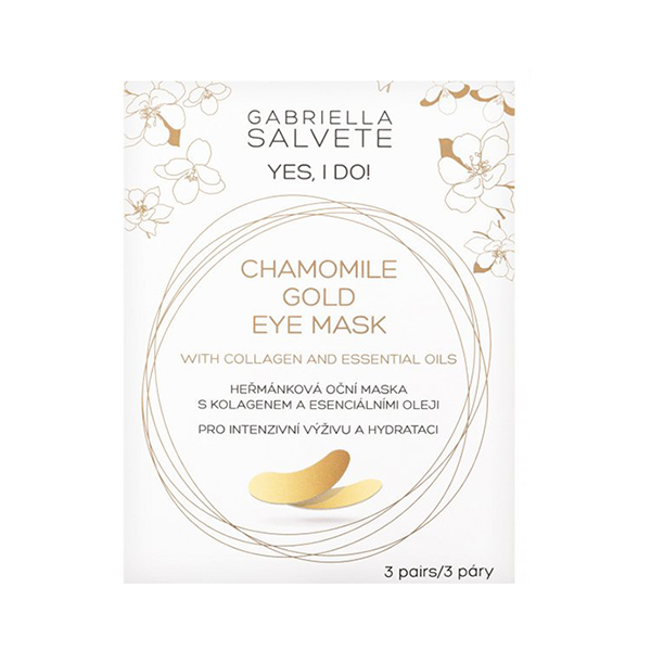 Gabriella Salvete Yes, I Do! Chamomile Gold Eye Mask маска за очи с лайка, колаген и етерични масла за жени | monna.bg