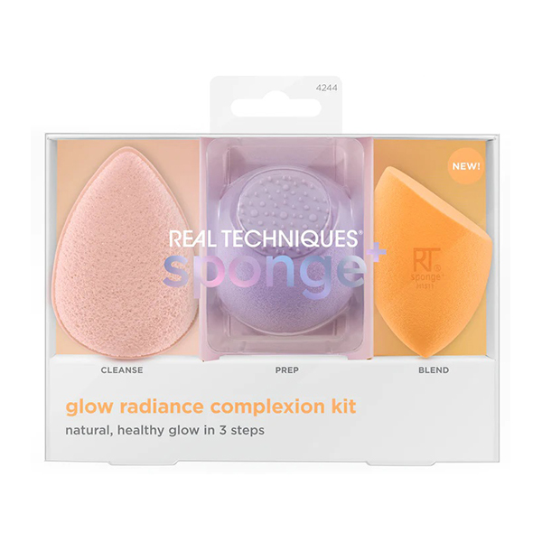 Real Techniques Glow Radiance Complexion Kit комплект гъбички за жени | monna.bg