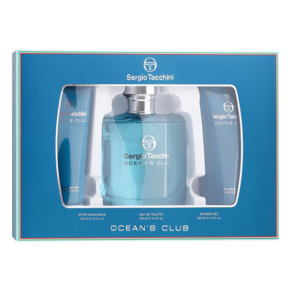 Sergio Tacchini Oceans Club подаръчен комплект с тоалетна вода 100мл за мъже | monna.bg