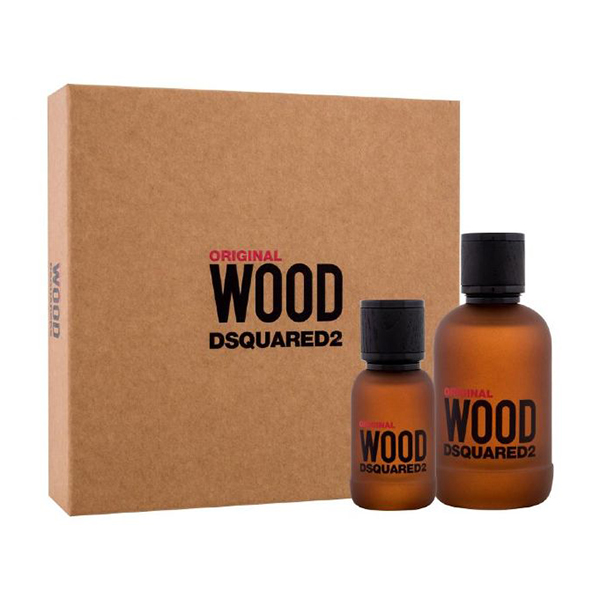 Dsquared2 Wood Original подаръчен комплект с парфюмна вода 100мл за мъже | monna.bg
