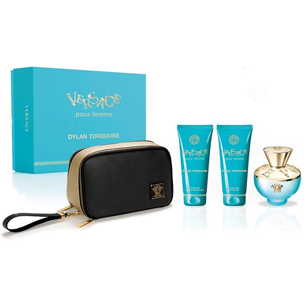 Versace Dylan Turquoise подаръчен комплект с тоалетна вода 100мл за жени | monna.bg