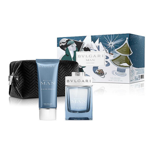 Bvlgari Man Glacial Essence подаръчен комплект с парфюмна вода 100мл за мъже | monna.bg
