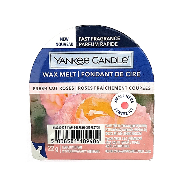 Yankee Candle Fresh Cut Roses восък за аромалампа унисекс | monna.bg
