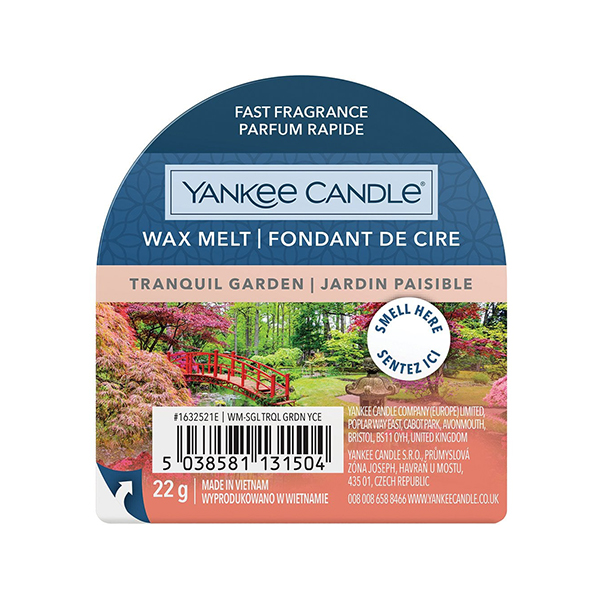 Yankee Candle Tranquil Garden восък за аромалампа унисекс | monna.bg