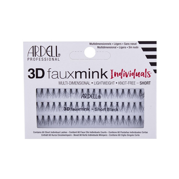 Ardell 3D Faux Mink Individuals Short изкуствени мигли на снопчета за жени | monna.bg