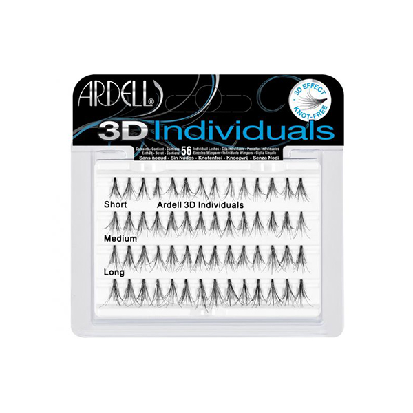 Ardell 3D Individuals Combo Pack 56 изкуствени мигли на снопчета за жени | monna.bg