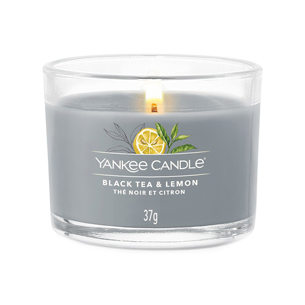 Yankee Candle Black Tea & Lemon вотивна свещ 37гр. унисекс | monna.bg