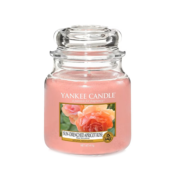 Yankee Candle Sun-Drenched Apricot Rose ароматна свещ унисекс | monna.bg