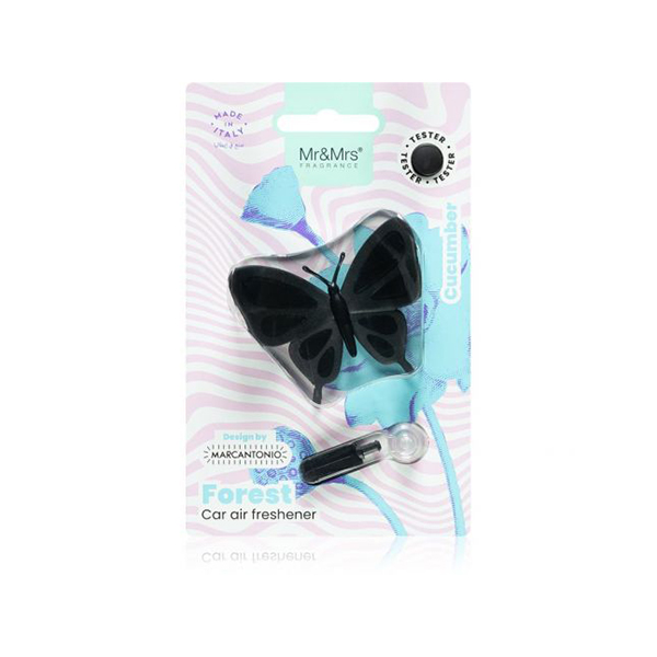 Mr&Mrs Fragrance Forest Butterfly Black Cucumber ароматизатор за автомобил унисекс | monna.bg