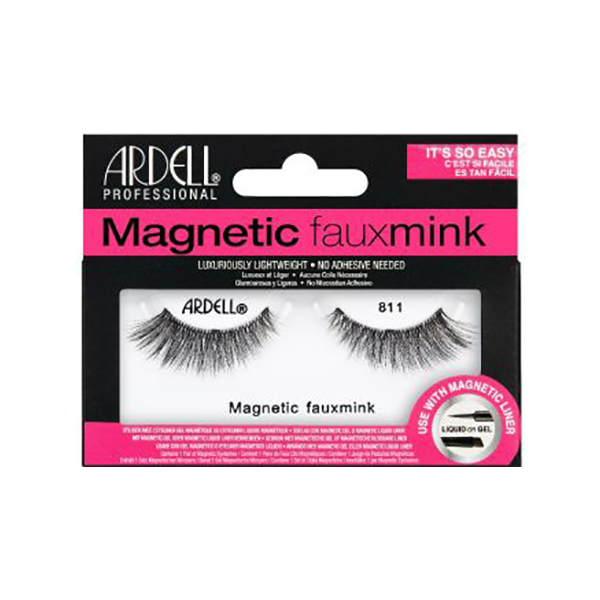 Ardell Magnetic Faux Mink 811 изкуствени мигли с магнитна очна линия за жени | monna.bg