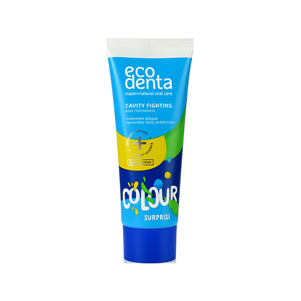 Ecodenta Toothpaste Cavity Fighting Colour Surprise паста за зъби за деца | monna.bg