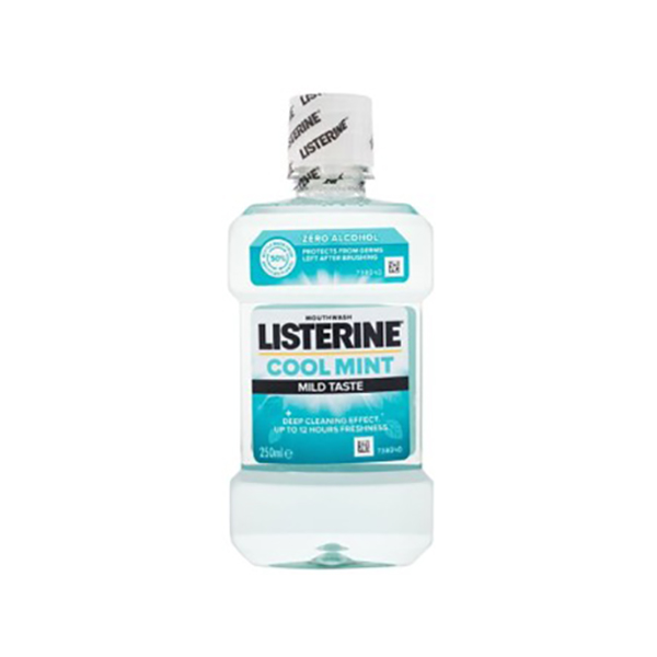 Listerine Cool Mint Mild Taste Mouthwash 250ml вода за уста 250 мл унисекс | monna.bg