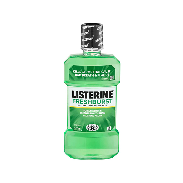 Listerine Fresh Burst Mouthwash 500ml вода за уста 500 мл унисекс | monna.bg
