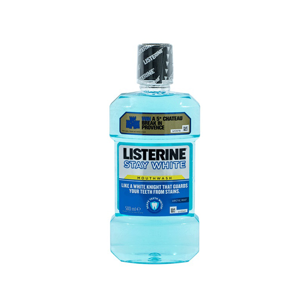 Listerine Stay White Mouthwash вода за уста 500 мл унисекс | monna.bg