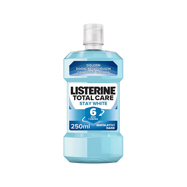 Listerine Total Care Stay White Mouthwash вода за уста 250 мл унисекс | monna.bg