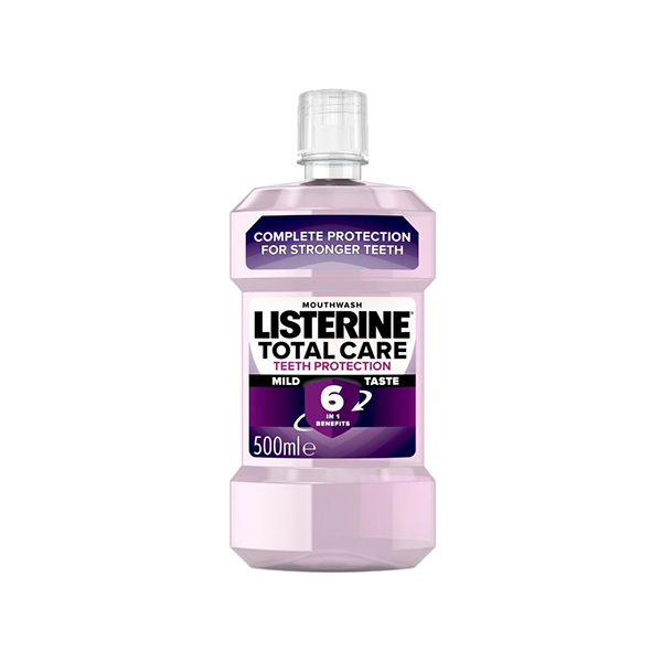 Listerine Total Care Teeth Protection Mild Taste Mouthwash вода за уста 500 мл унисекс | monna.bg