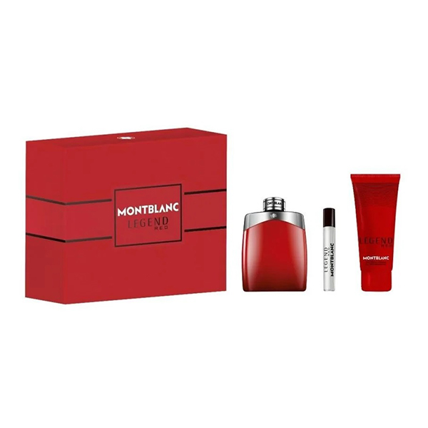 Montblanc Legend Red подаръчен комплект с парфюмна вода 100мл и душ гел 100мл за мъже | monna.bg