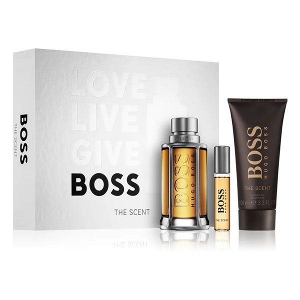 Hugo Boss Boss The Scent  подаръчен комплект с тоалетна вода 100мл и душ гел 100мл за мъже | monna.bg