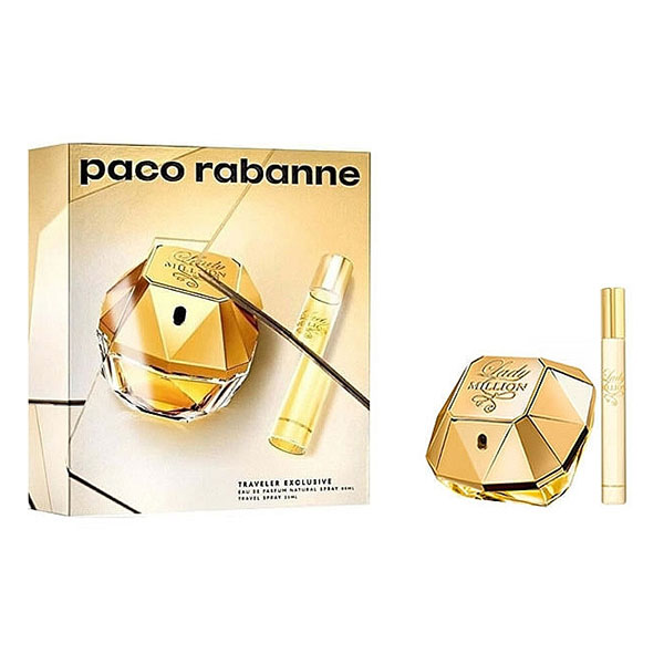 Paco Rabanne Lady Million подаръчен комплект с парфюмна вода 80мл и 20мл за жени | monna.bg