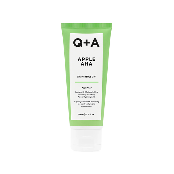 Q+A Apple AHA ексфолиращ измиващ гел с изглаждащ ефект за жени | monna.bg