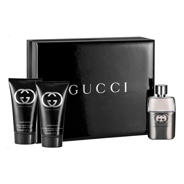 Gucci Guilty подаръчен комплект с тоалетна вода 90мл и душ гел 75мл за мъже | monna.bg