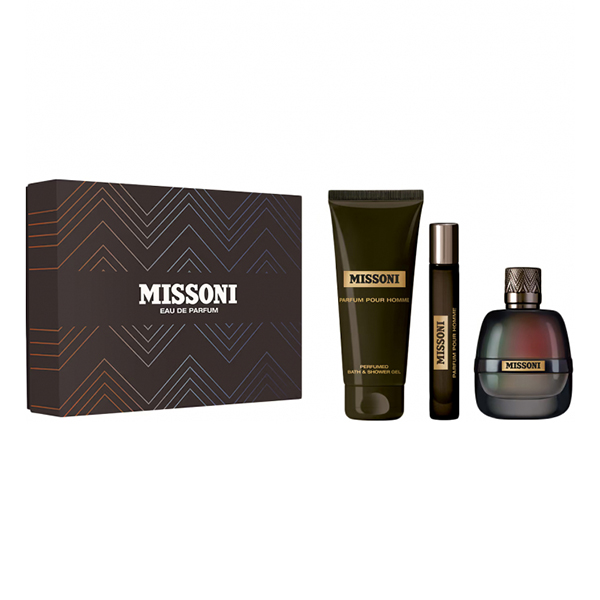 Missoni Parfum Pour Homme подаръчен комплект с парфюмна вода 100мл и 10мл за мъже | monna.bg