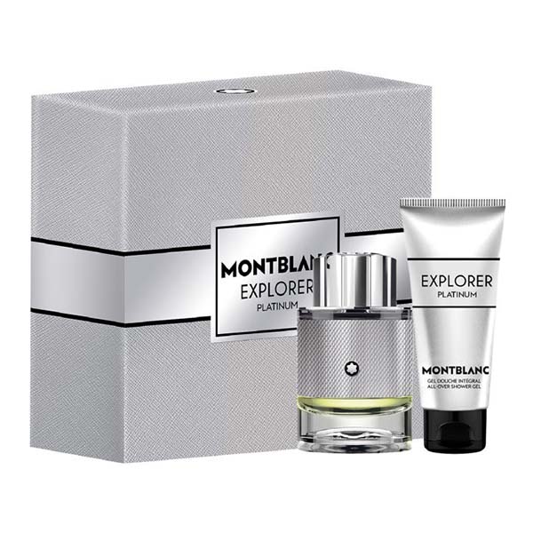 Montblanc Explorer Platinum подаръчен комплект с парфюмна вода 60мл за мъже | monna.bg