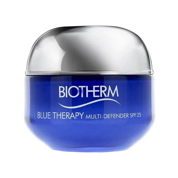 Biotherm Blue Therapy Multi-Defender SPF 25 дневен крем против бръчки за всеки тип кожа за жени | monna.bg