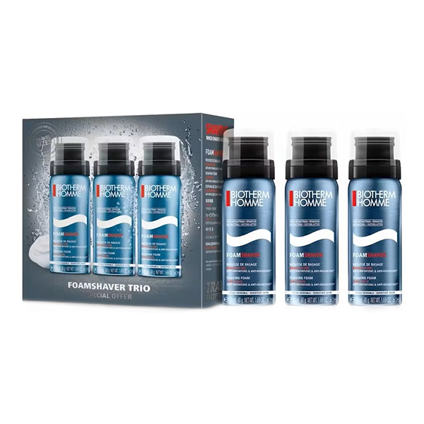 Biotherm Foamshaver Trio комплект с пяна за бръснене 50мл за мъже | monna.bg