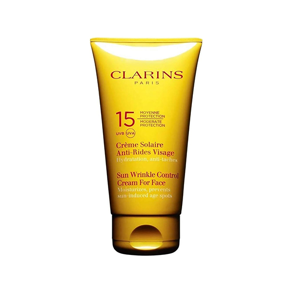 Clarins Sun Wrinkle Control слънцезащитен крем за лице spf 15 унисекс | monna.bg