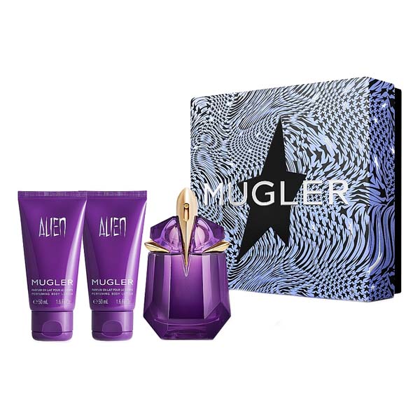 Thierry Mugler Alien подаръчен комплект с парфюмна вода 30мл и лосион за тяло 50мл за жени | monna.bg