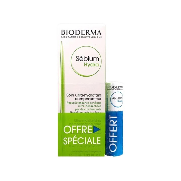 BIODERMA Sebium Hydra комплект с хидратиращ крем за мазна кожа 40мл унисекс | monna.bg