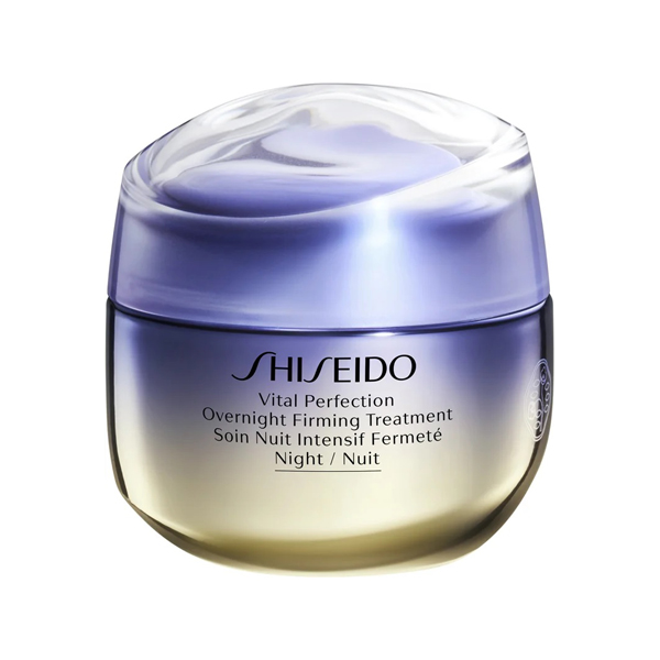 Shiseido Vital Perfection Overnight Firming Treatment нощен стягащ крем с лифтинг ефект за жени | monna.bg
