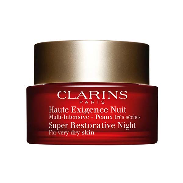 Clarins Super Restorative Night Cream нощен крем против стареене за много суха кожа за жени | monna.bg