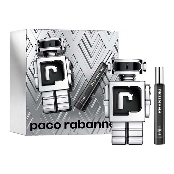 Paco Rabanne Phantom подаръчен комплект с тоалетна вода 100мл и мини 20мл за мъже | monna.bg