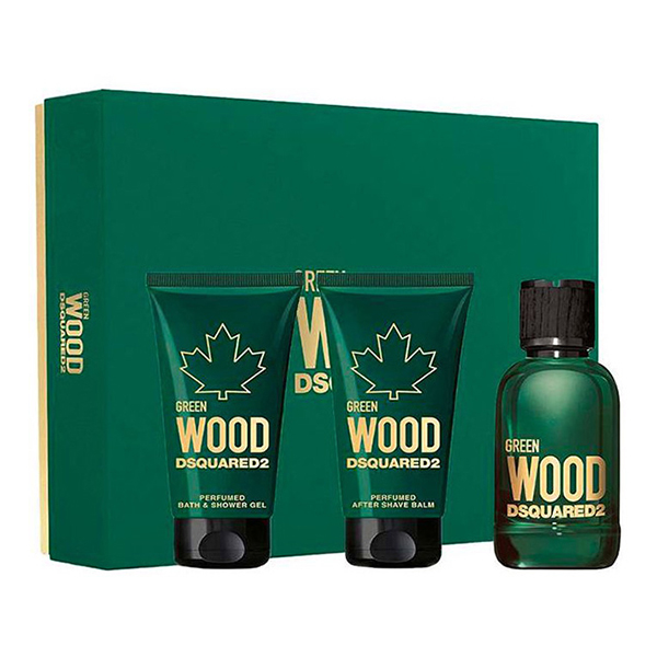 Dsquared2 Green Wood подаръчен комплект с тоалетна вода 100мл и афтършейв 100мл за мъже | monna.bg