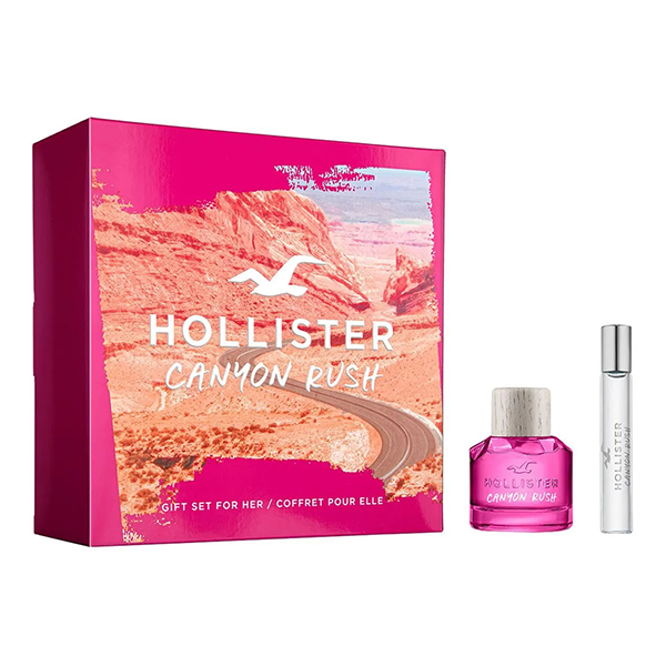 Hollister Canyon Rush подаръчен комплект с парфюмна вода 50мл и 15мл за жени | monna.bg