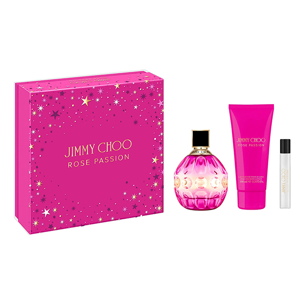 Jimmy Choo Rose Passion подаръчен комплект с парфюмна вода 100мл и лосион за тяло 100мл за жени | monna.bg
