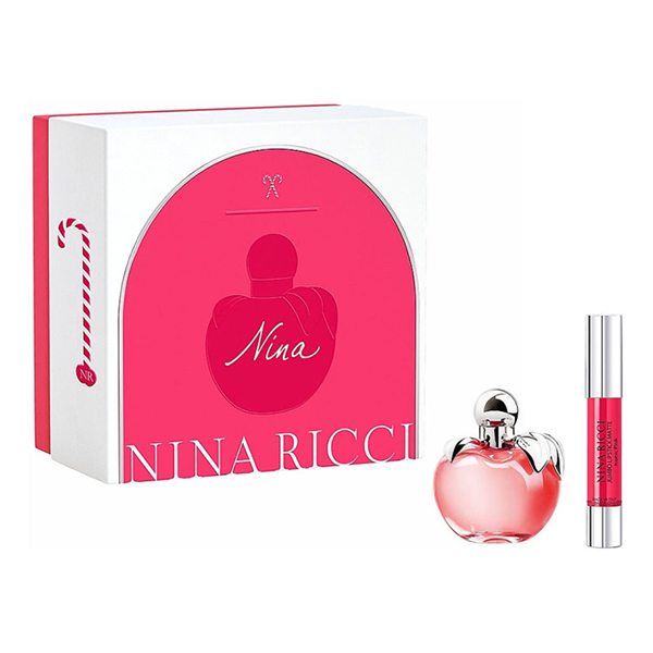 Nina Ricci Nina подаръчен комплект с тоалетна вода 50мл и червило за жени | monna.bg