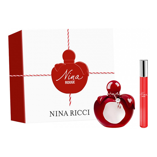 Nina Ricci Nina Rouge подаръчен комплект с тоалетна вода 50мл и мини 10мл за жени | monna.bg